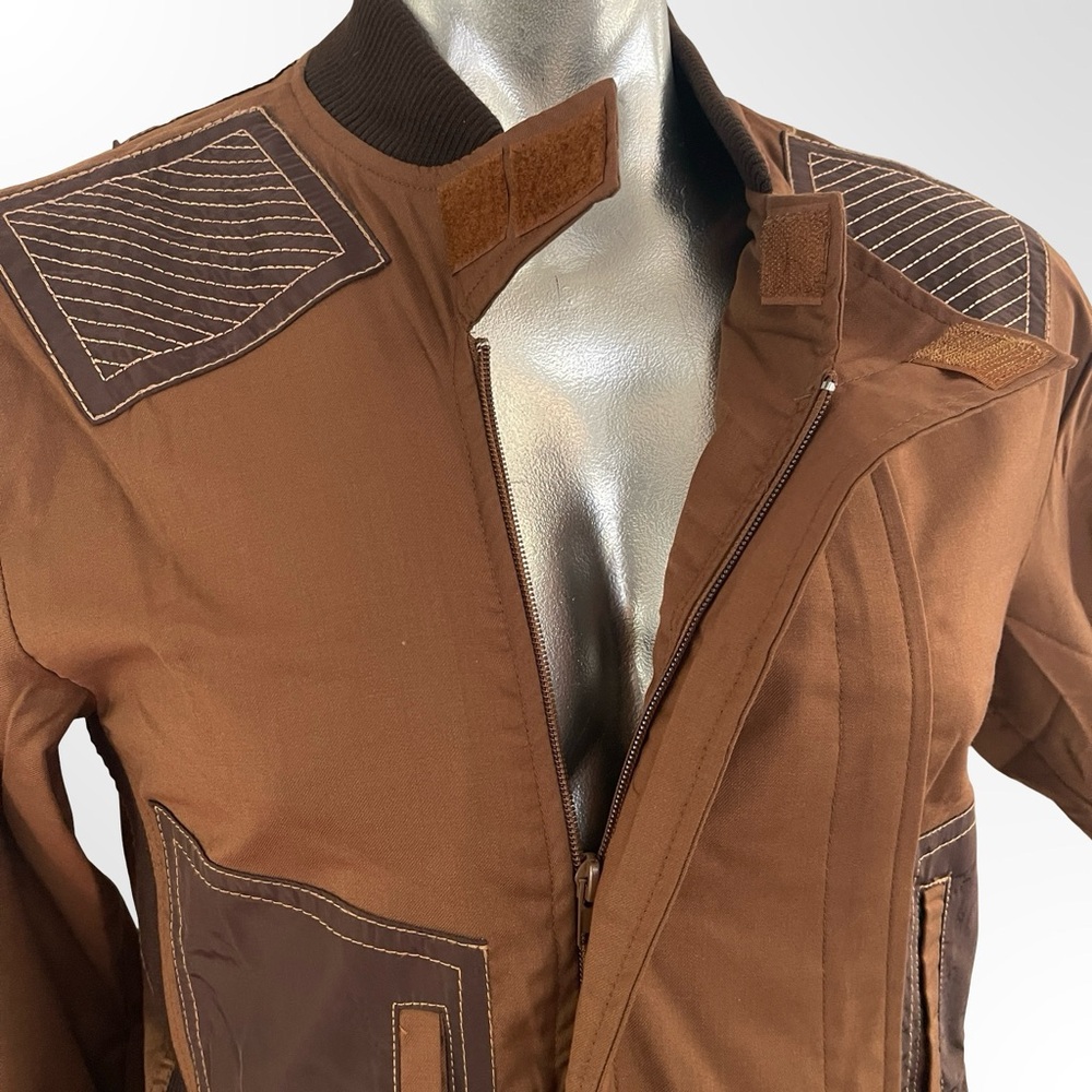 Men's Brown Lightweight Utility Jumpsuit in XL NWOT - Picture 7 of 11